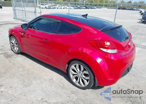 2013 Hyundai Veloster Base W/Black из США, поврежденный, VIN KMHTC6AD5DU128592